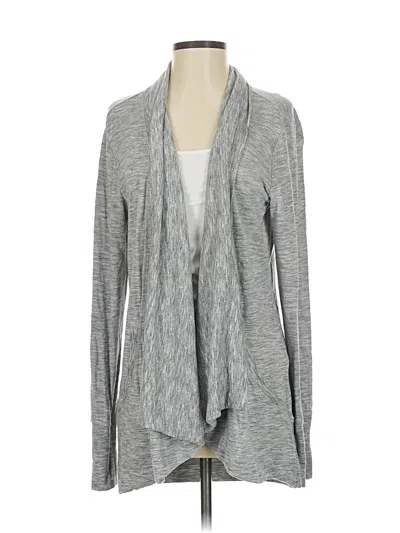 Pre-owned Athleta Cardigan Sweater In Gray