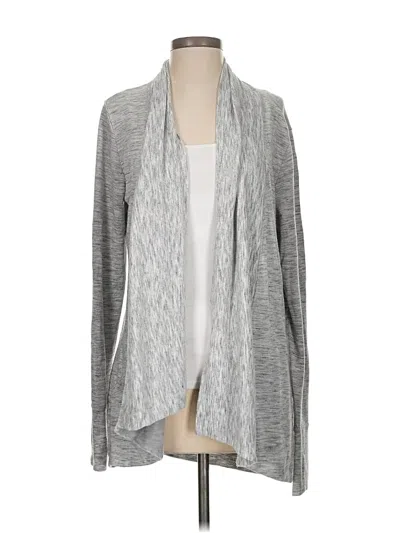 Pre-owned Athleta Cardigan Sweater In Gray