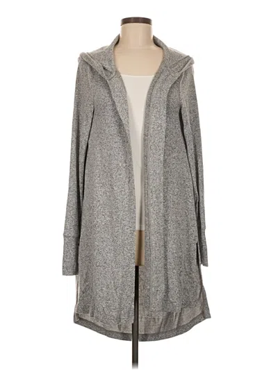 Pre-owned Athleta Cardigan Sweater In Gray