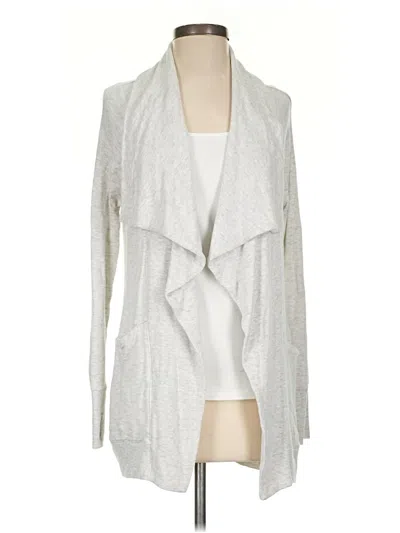 Pre-owned Athleta Cardigan Sweater In Gray