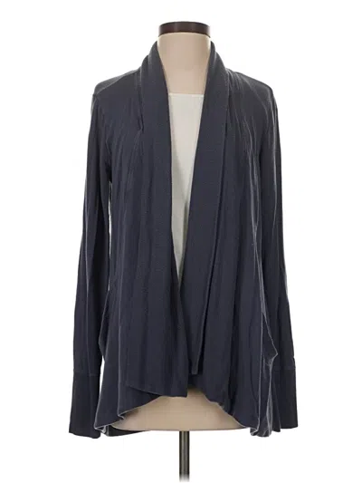 Pre-owned Athleta Cardigan Sweater In Gray