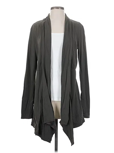 Pre-owned Athleta Cardigan Sweater In Gray
