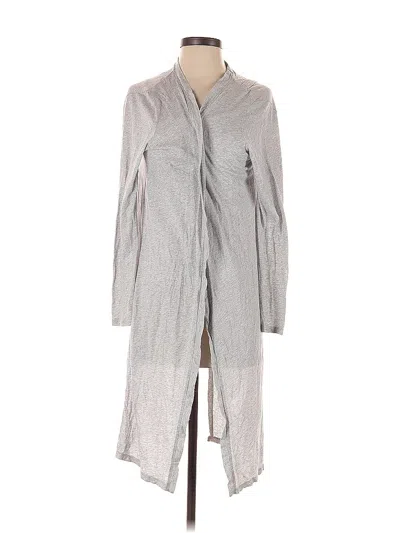 Pre-owned Athleta Cardigan Sweater In Gray
