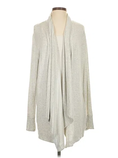 Pre-owned Athleta Cardigan Sweater In Gray