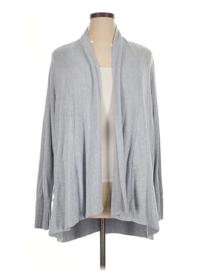 Pre-owned Athleta Cardigan Sweater In Gray