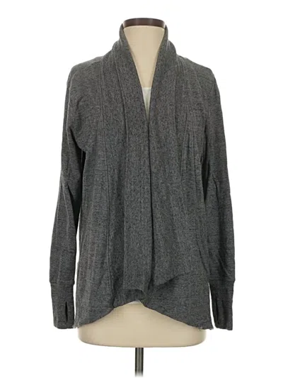 Pre-owned Athleta Cardigan Sweater In Gray