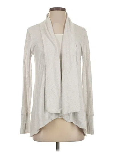 Pre-owned Athleta Cardigan Sweater In Gray