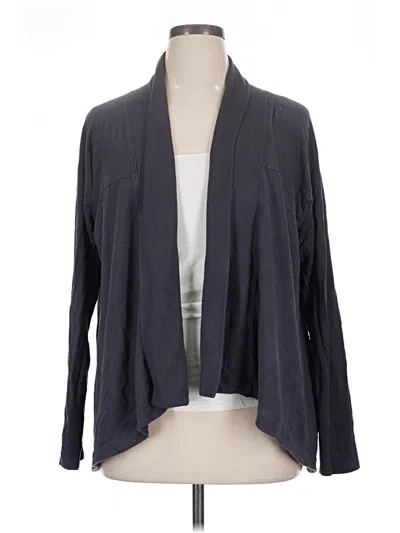 Pre-owned Athleta Cardigan Sweater In Gray