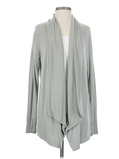 Pre-owned Athleta Cardigan Sweater In Gray