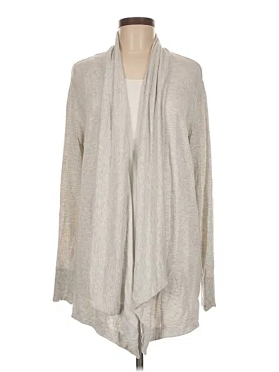 Pre-owned Athleta Cardigan Sweater In Gray
