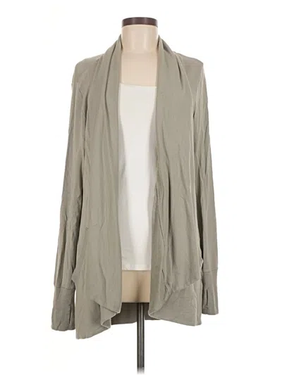 Pre-owned Athleta Cardigan Sweater In Gray
