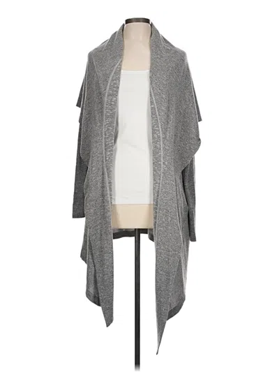 Pre-owned Athleta Cardigan Sweater In Gray