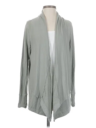 Pre-owned Athleta Cardigan Sweater In Gray