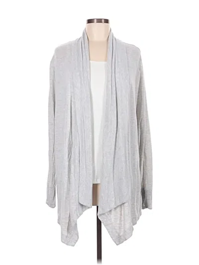 Pre-owned Athleta Cardigan Sweater In Gray