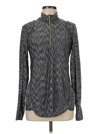 Pre-owned Athleta Cardigan Sweater In Gray