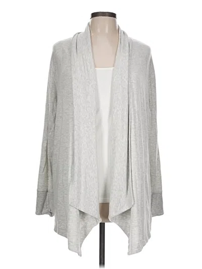 Pre-owned Athleta Cardigan Sweater In Gray