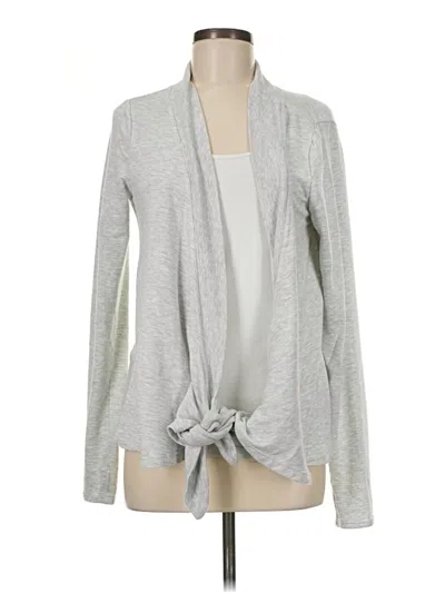 Pre-owned Athleta Cardigan Sweater In Gray