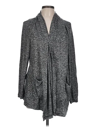 Pre-owned Athleta Cardigan Sweater In Gray