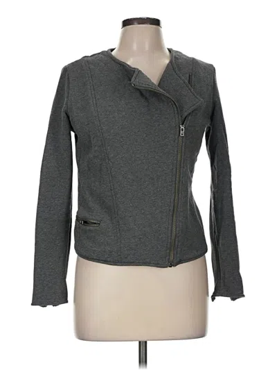 Pre-owned Athleta Cardigan Sweater In Gray