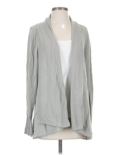 Pre-owned Athleta Cardigan Sweater In Gray