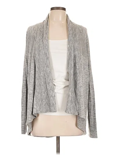 Pre-owned Athleta Cardigan Sweater In Gray