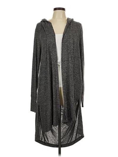 Pre-owned Athleta Cardigan Sweater In Gray
