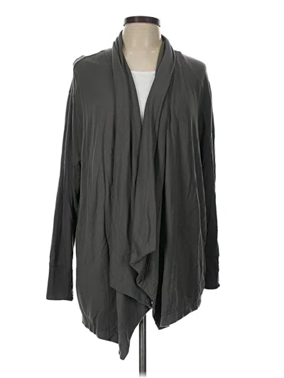 Pre-owned Athleta Cardigan Sweater In Gray