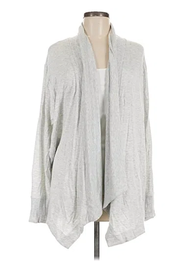 Pre-owned Athleta Cardigan Sweater In Gray