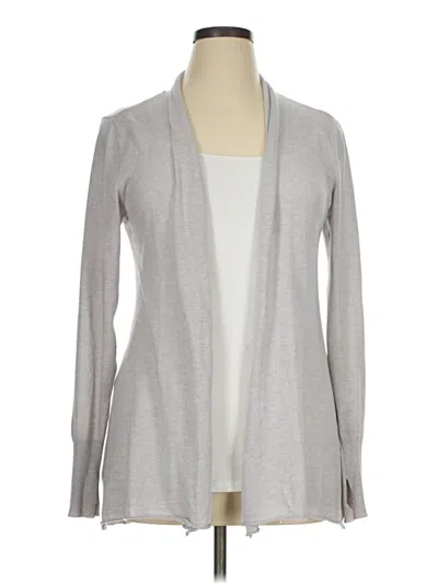 Pre-owned Athleta Cardigan Sweater In Gray