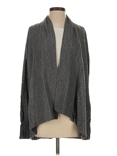 Pre-owned Athleta Cardigan Sweater In Gray
