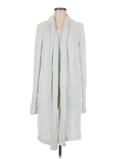 Pre-owned Athleta Cardigan Sweater In Gray