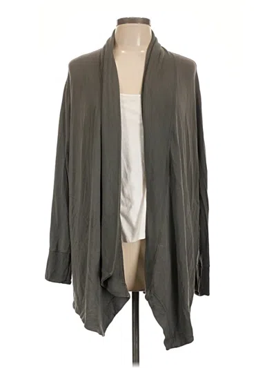 Pre-owned Athleta Cardigan Sweater In Gray