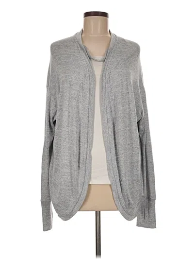 Pre-owned Athleta Cardigan Sweater In Gray
