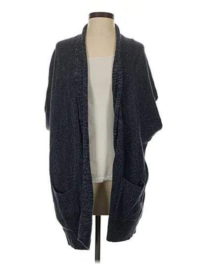 Pre-owned Athleta Cardigan Sweater In Gray