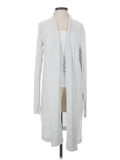 Pre-owned Athleta Cardigan Sweater In Gray