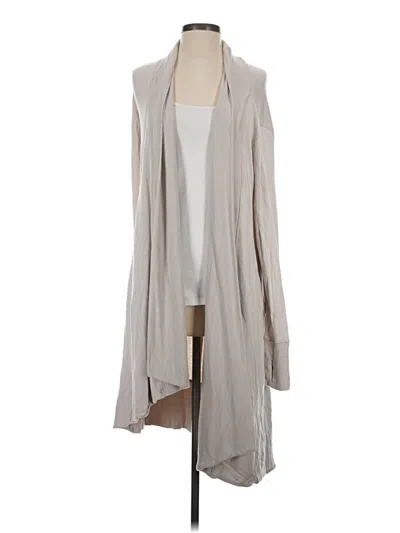 Pre-owned Athleta Cardigan Sweater In Gray