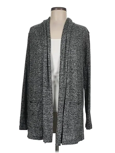 Pre-owned Athleta Cardigan Sweater In Gray