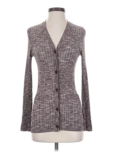 Pre-owned Athleta Cardigan Sweater In Gray