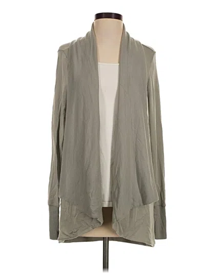 Pre-owned Athleta Cardigan Sweater In Gray