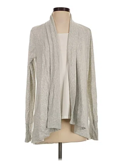 Pre-owned Athleta Cardigan Sweater In Gray