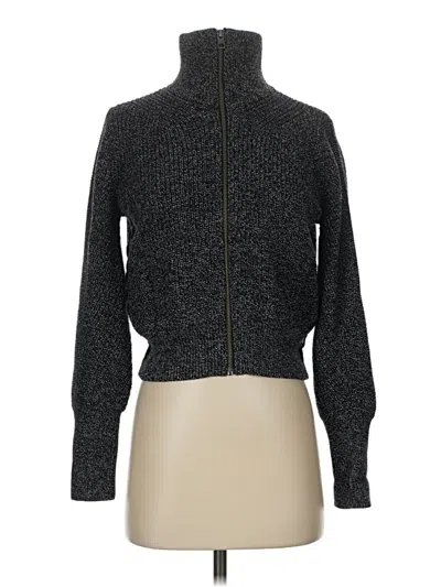 Pre-owned Athleta Cardigan Sweater In Gray