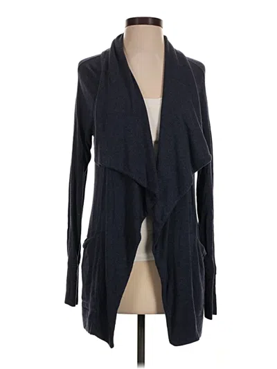 Pre-owned Athleta Cardigan Sweater In Gray