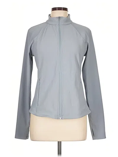 Pre-owned Athleta Cardigan Sweater In Gray