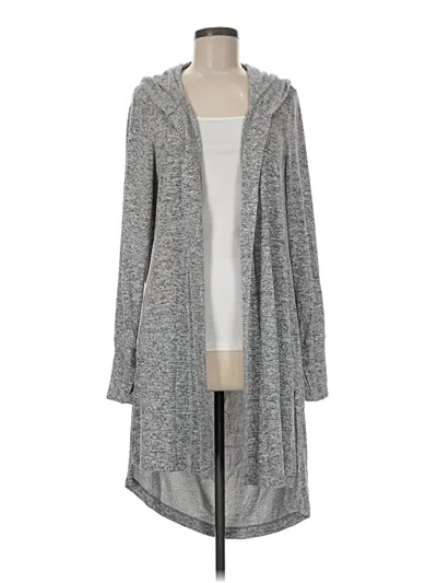 Pre-owned Athleta Cardigan Sweater In Gray