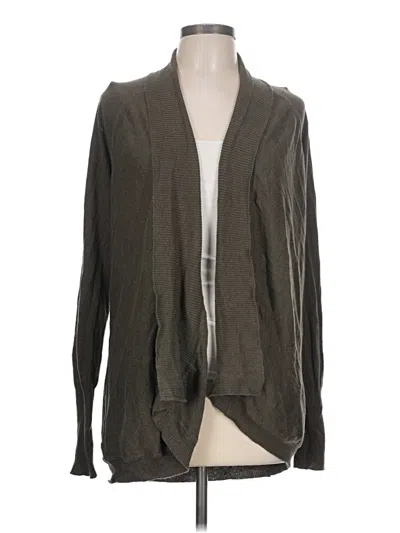 Pre-owned Athleta Cardigan Sweater In Gray