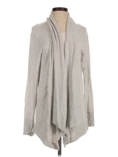 Pre-owned Athleta Cardigan Sweater In Gray