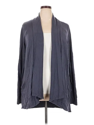 Pre-owned Athleta Cardigan Sweater In Gray