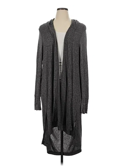 Pre-owned Athleta Cardigan Sweater In Gray