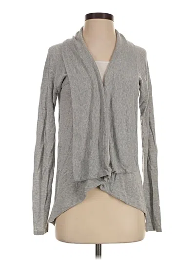 Pre-owned Athleta Cardigan Sweater In Gray