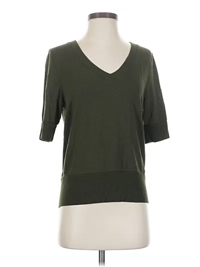 Pre-owned Athleta Cardigan Sweater In Green